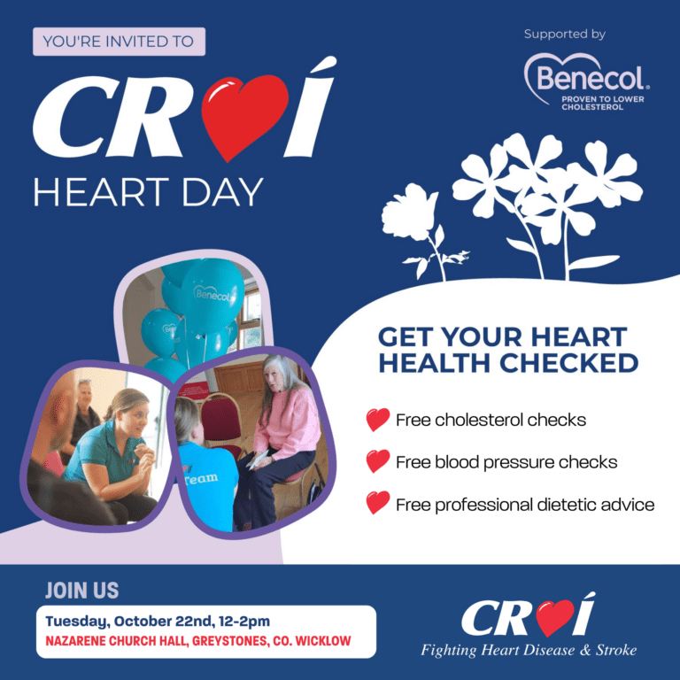 Croí Heart Day Benecol Greystones Co. Wicklow Heart Health Checks