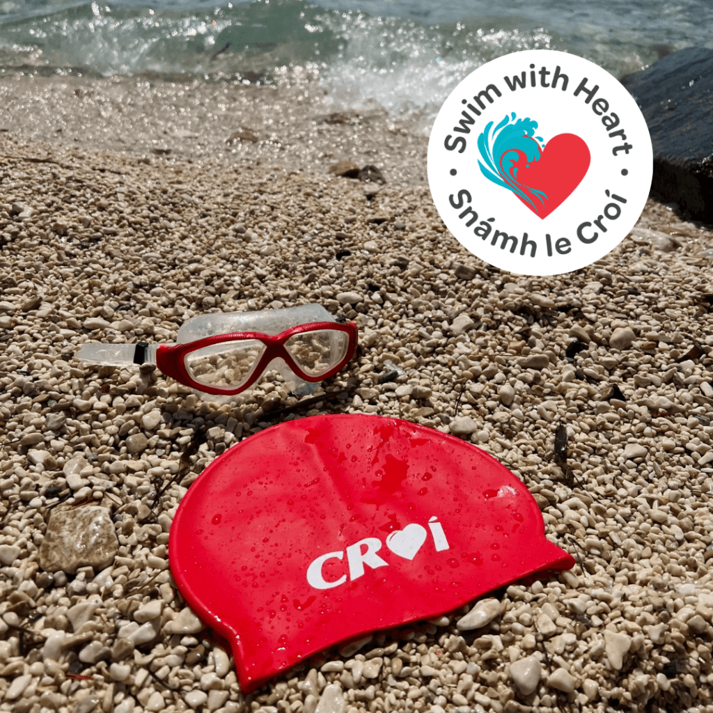 Croí Red Swim Hat