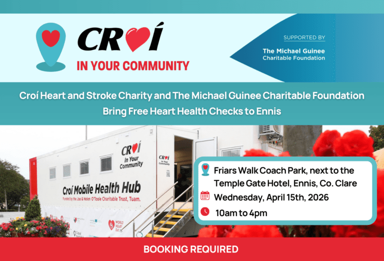 Croí Michael Guinee Ennis Health Check Event 2026