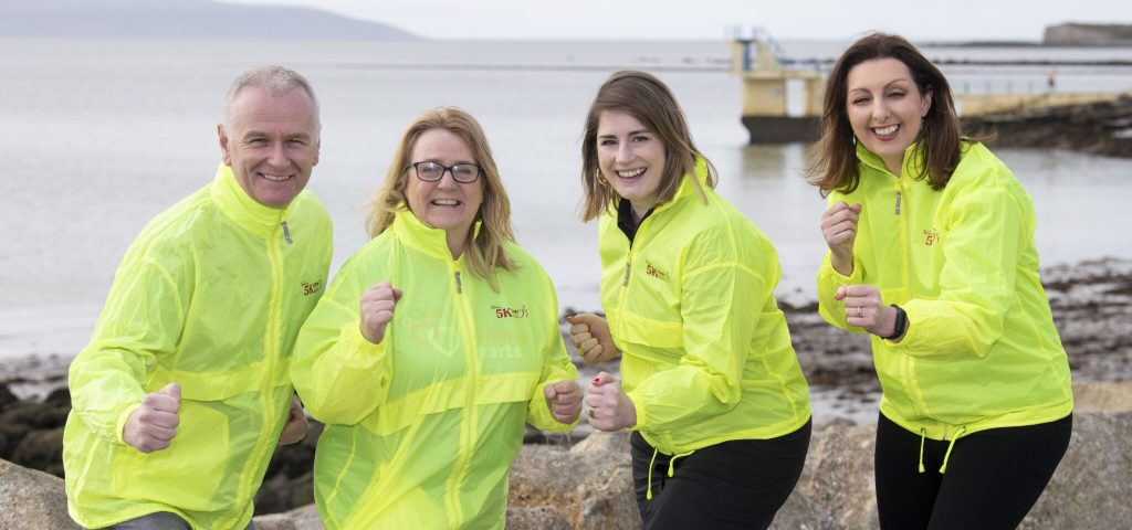 Repro free: Croí, the heart and stroke charity, is delighted to announce the 9th Annual Croí Night Run, will take place on Friday, October 13th 2023 on the promenade on Galway, will be sponsored by Benecol®. Pictured at the launch: Christine Flanagan, Director of Fundraising, Croí; Heart Health advocate Daíthí Ó’Sé,  Laura O’Connell Brand Manager Benecol® and Helena O’Dwyer, Marketing Manager Benecol®.
For more information visit: www.croi.ie
  
Photo:Andrew Downes, Xposure