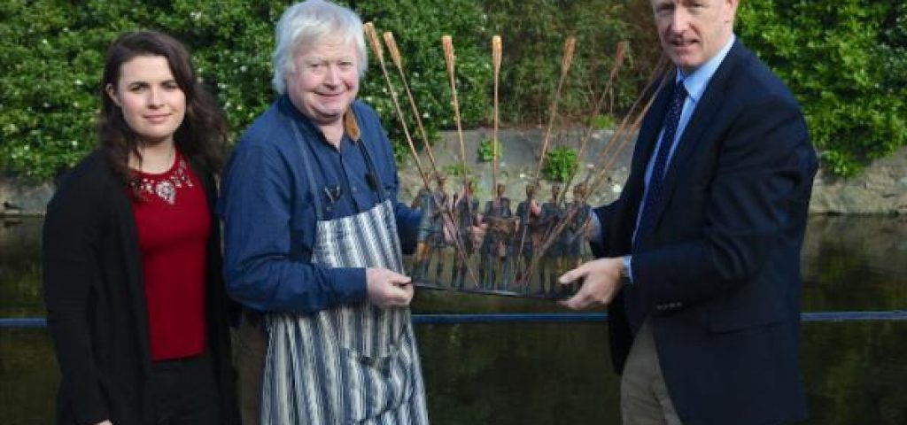 Rowing Sculpture Goes under the Hammer for Charity!