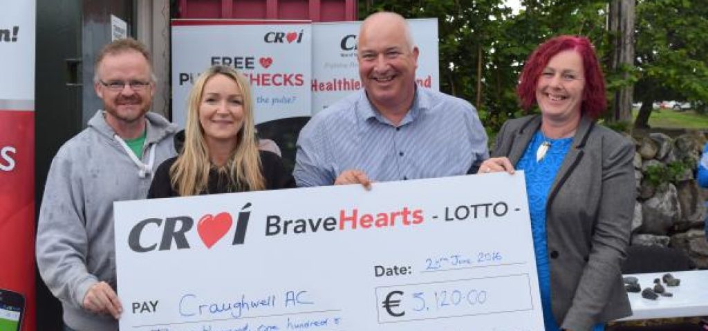 Croi Braveheart Lotto helping local athletic club fundraise.