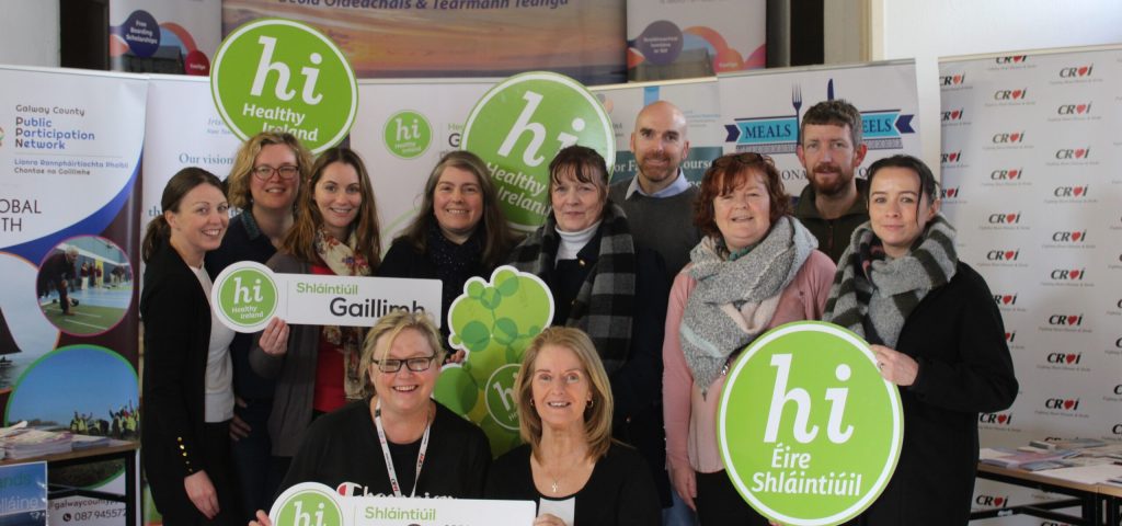 Pictured: Members of the Healthy Islands team, made up of 10+ community groups from across county Galway.